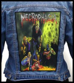 Necrophagia Season Of The Dead - Photo Quality Printed Back Patch