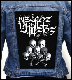 Necros Christos Skulls And Bones - Photo Quality Printed Back Patch