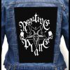 Negative Plane - Photo Quality Printed Back Patch