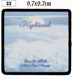 Nightwish Over The Hills And Far Away 2 - Small Printed Patch