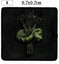 Nile In Their Darkened Shrines (05) - Small Printed Patch