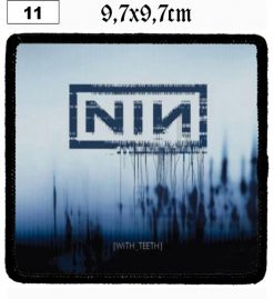 Nine Inch Nails With Teeth (11) - Small Printed Patch