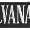 Nirvana Logo White 17569 1 - Small Printed Patch