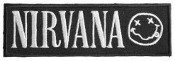 Nirvana Logo White 17569 1 - Small Printed Patch