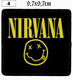 Nirvana Logo (04) - Small Printed Patch