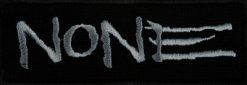 None Szare Logo 46053 1 - Small Printed Patch