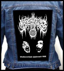Nyogthaeblisz Bioterroristic Holocaust 666 - Photo Quality Printed Back Patch