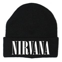 Nirvana2 - Embroidery Warm Knit Winter Cap