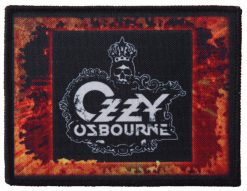 Ozzy Osbourne Skull 148289 1 - Small Printed Patch