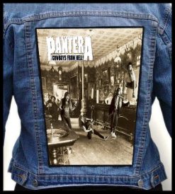Pantera Cowboys From Hell - Photo Quality Printed Back Patch