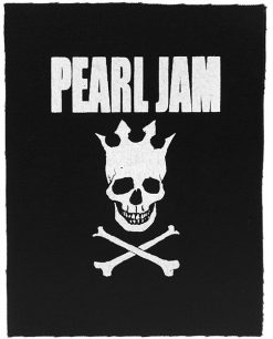 Pearl Jam Skull 153393 1 - Small Printed Patch