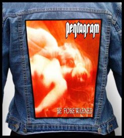 Pentagram Be Forewarned - Photo Quality Printed Back Patch