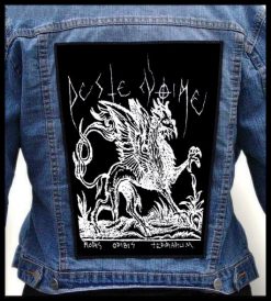 Peste Noire Mors Orbis Terrarum - Photo Quality Printed Back Patch