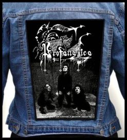 Profanatica The Master Of Unholy Black Death - Photo Quality Printed Back Patch