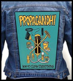 Propagandhi How To Clean Everything - Photo Quality Printed Back Patch