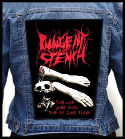 Pungent Stench For God Your Soul... For Me Your Flesh - Photo Quality Printed Back Patch
