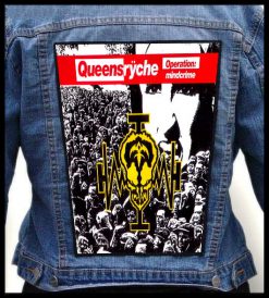 Queensryche Operation Mindcrime - Photo Quality Printed Back Patch