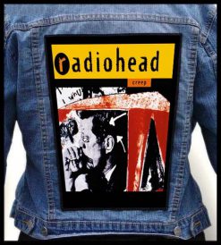 Radiohead Creep - Photo Quality Printed Back Patch