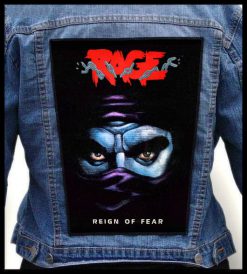 Rage Reign Of Fear - Photo Quality Printed Back Patch