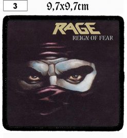 Rage Reign Of Fear (03) - Small Printed Patch