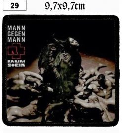 Rammstein Mann Gegen Mann (29) - Small Printed Patch
