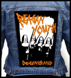 Reagan Youth Degenerated - Photo Quality Printed Back Patch