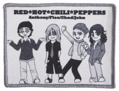 Red Hot Chili Peppers Anthony Flea Chad John 147660 1 - Small Printed Patch