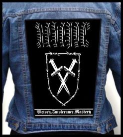 Revenge Victory.Intolerance.Mastery - Photo Quality Printed Back Patch