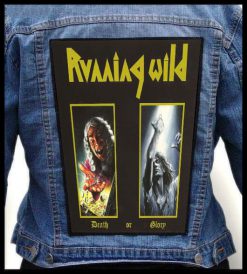 Running Wild Death Or Glory - Photo Quality Printed Back Patch