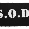 S O D Speak English Or Die 140801 1 - Small Printed Patch