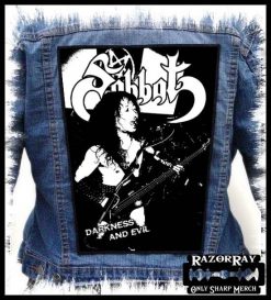 Sabbat Darkness And Evil - Photo Quality Printed Back Patch