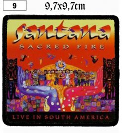 Santana Sacred Fire (09) - Small Printed Patch