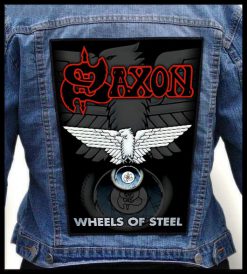 Saxon Wheels Of Steel - Photo Quality Printed Back Patch