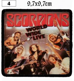Scorpions World Wide Live (04) - Small Printed Patch