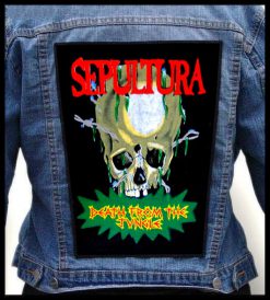 Sepultura Death From The Jungle - Photo Quality Printed Back Patch