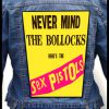 Sex Pistols Never Mind The Bollocks - Photo Quality Printed Back Patch