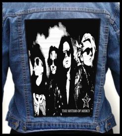 Sisters Of Mercy Band - Photo Quality Printed Back Patch