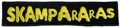 Skampararas Logo Czarno Zolta Carton 33142 1 - Small Printed Patch