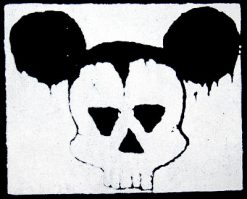 Skull Mouse 20135 1 - Small Printed Patch