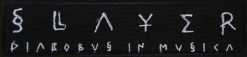 Slayer Diabolus In Musica 131040 1 - Small Printed Patch