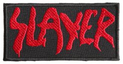 Slayer Logo Red 147230 1 - Small Printed Patch