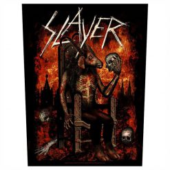 Slayer Devil On Throne - Photo Quality Printed Back Patch