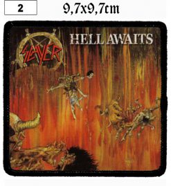 Slayer Hell Awaits (02) - Small Printed Patch