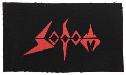 Sodom Red Logo 151358 1 - Small Printed Patch