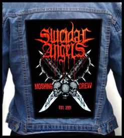 Suicidal Angels Moshing Crew - Photo Quality Printed Back Patch
