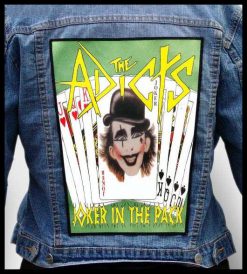 The Adicts Joker In The Pack - Photo Quality Printed Back Patch