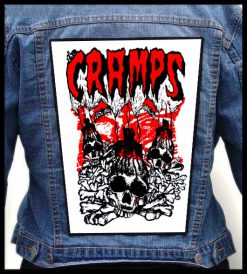The Cramps Skulls - Photo Quality Printed Back Patch