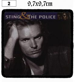 The Police Sting & The Police (02) - Small Printed Patch