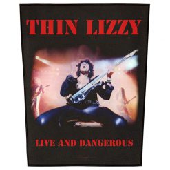 Thin Lizzy Live And Dangerous - Photo Quality Printed Back Patch