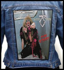 Twisted Sister Stay Hungry - Photo Quality Printed Back Patch
